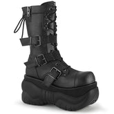 4" Platfrom BOXER-230 Black Pu